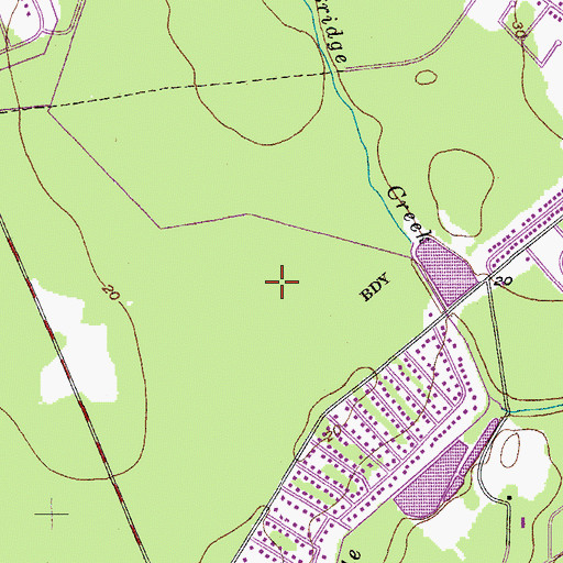 Topographic Map of Summerville Medical Center, SC