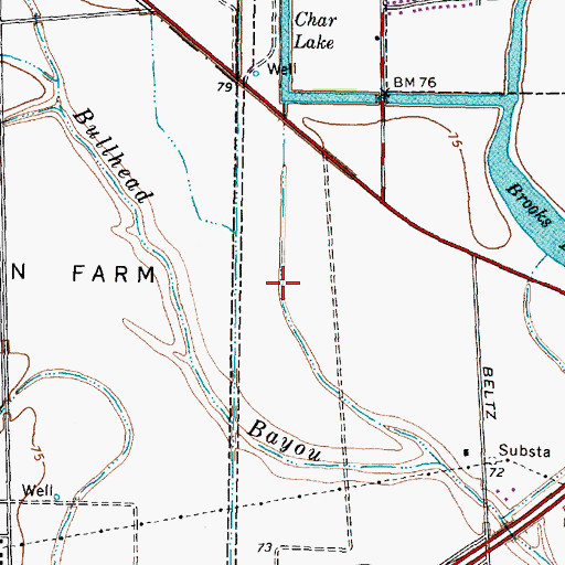 Topographic Map of Kindred Hospital - Sugar Land, TX