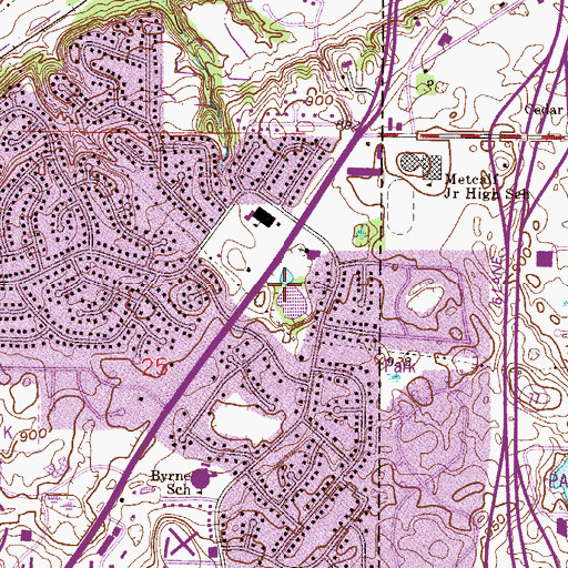 Topographic Map of Lake Park, MN