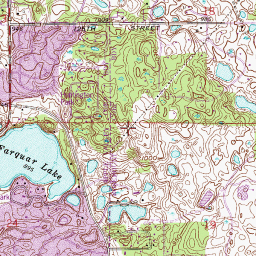 Topographic Map of Kerrow Kell Hill Park, MN