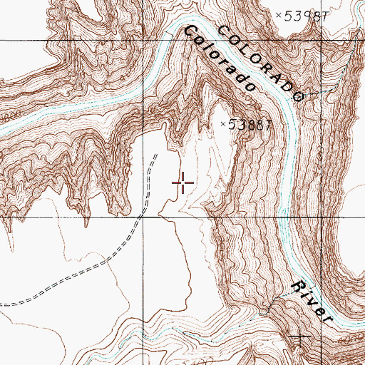Topographic Map of Petroglyphs Tank, AZ