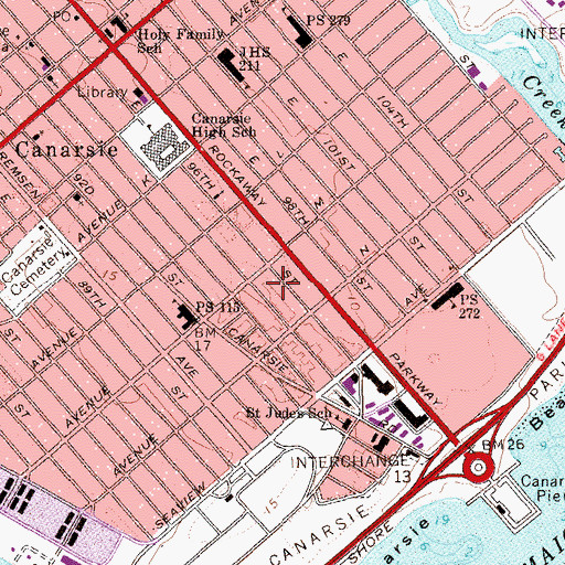 Topographic Map of Phileo Outreach International Ministries, NY