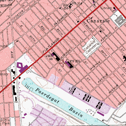 Topographic Map of Intercessary Prayer Ministry, NY