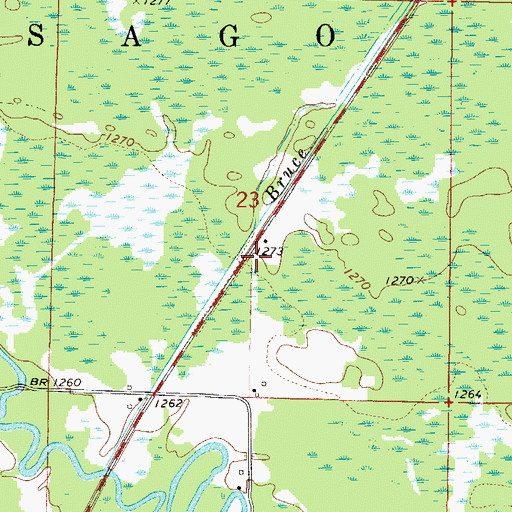 Topographic Map of Leipold (historical), MN