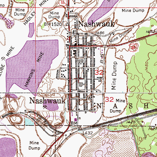 Topographic Map of Saint Cecilia's Church, MN