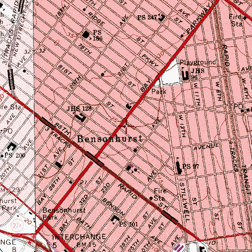 Topographic Map of Church of the Holy Spirit, NY