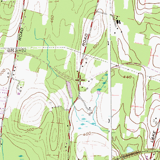 Topographic Map of Little Britian Station (historical), NY