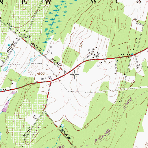 Topographic Map of School Number 7 (historical), NY