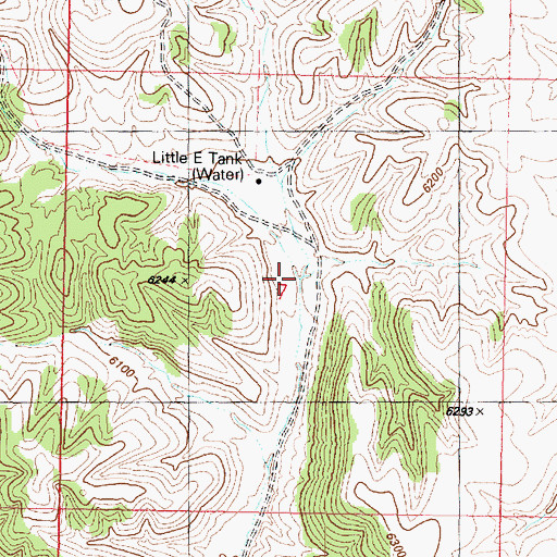 Topographic Map of Pine Canyon, AZ