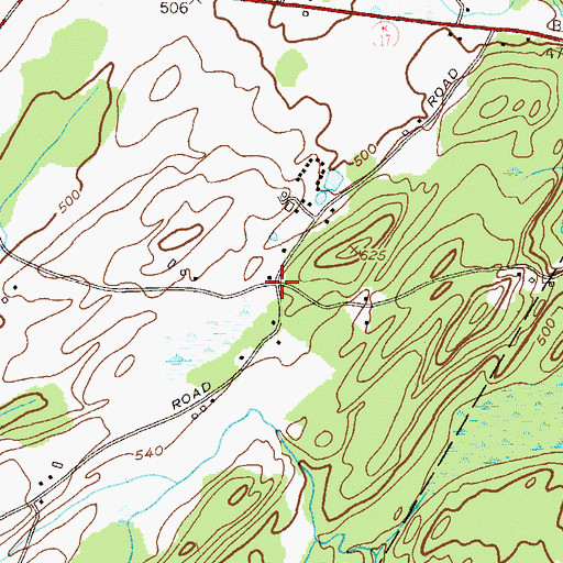 Topographic Map of Union School (historical), NY