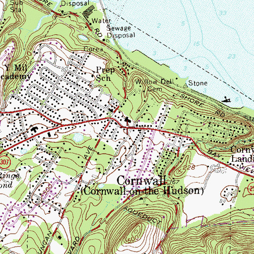 Topographic Map of Storm King Fire Engine Company Number 2, NY