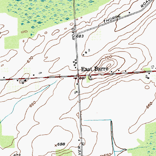 Topographic Map of School Number 10 (historical), NY