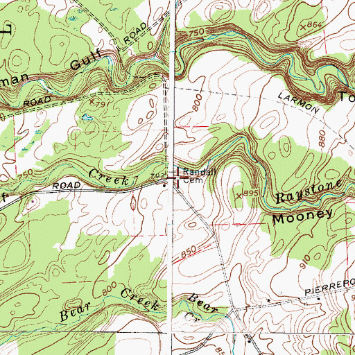 Topographic Map of School Number 5 (historical), NY
