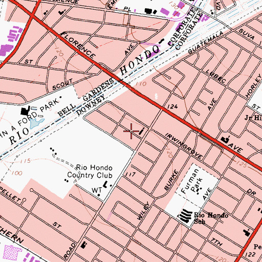 Topographic Map of Casa De Oracion, CA