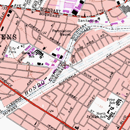 Topographic Map of Lord's Grace Assembly Church, CA