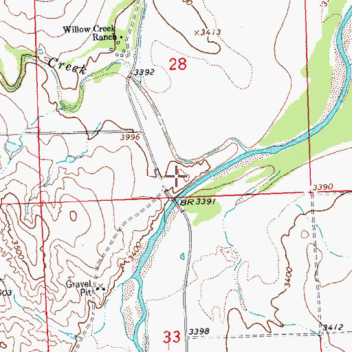 Topographic Map of Jones Family Cemetery, CO