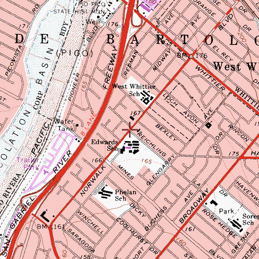 Topographic Map of Universal Church, CA