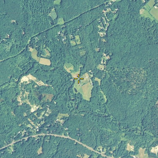 Aerial/Satellite Image of Parker Bridge, CT