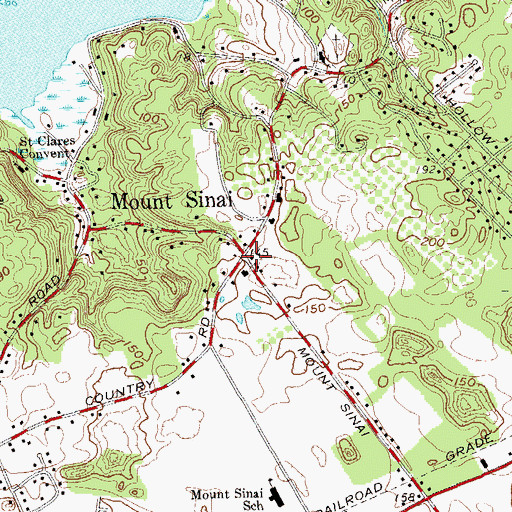 Topographic Map of Nonowatuck (historical), NY