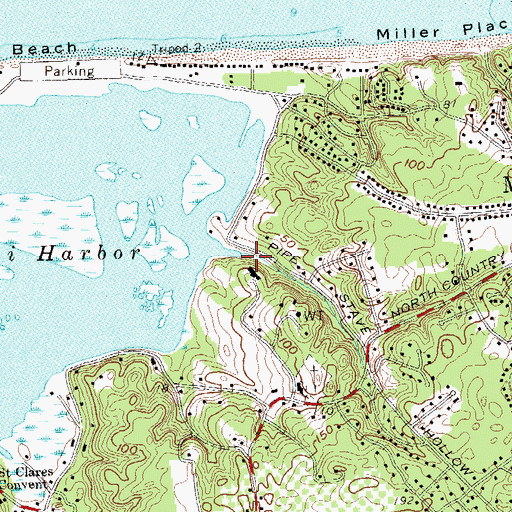 Topographic Map of Pipe Stave Hollow, NY