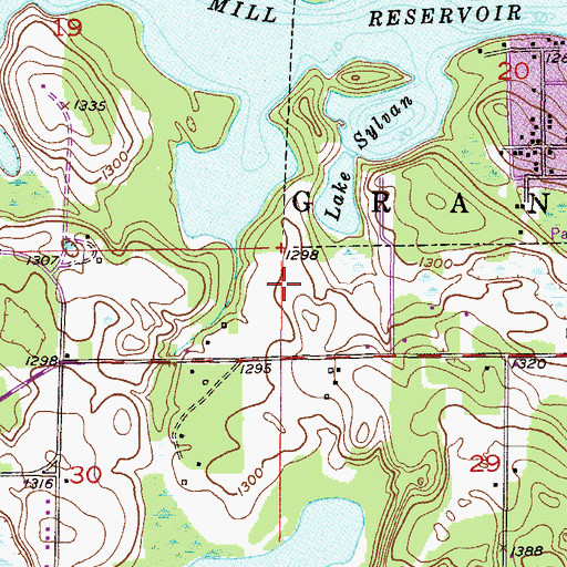 Topographic Map of Grand Itasca Clinic and Hospital, MN