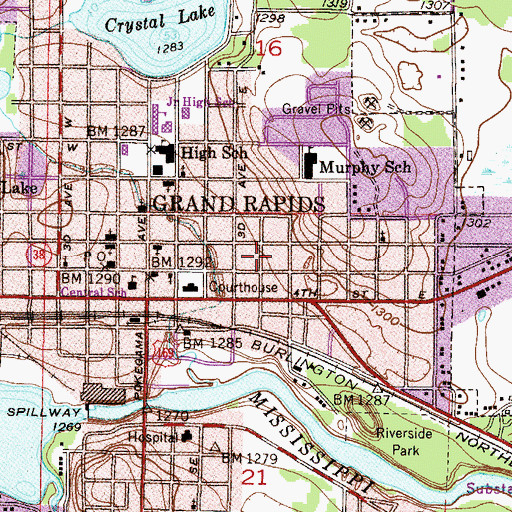Topographic Map of Our Redeemer Lutheran Church, MN
