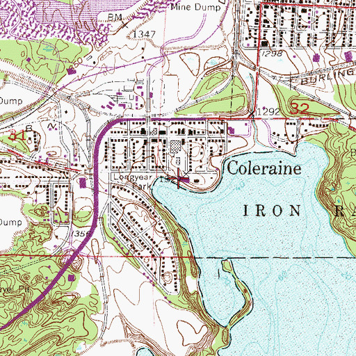 Topographic Map of Vandyke Elementary School, MN