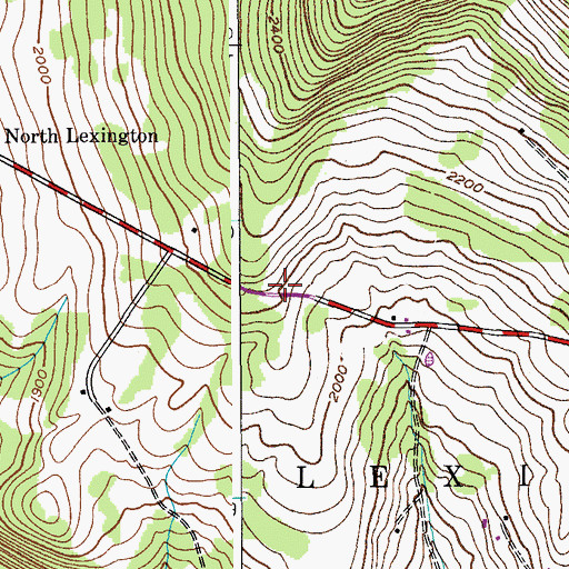 Topographic Map of School Number 6 (historical), NY