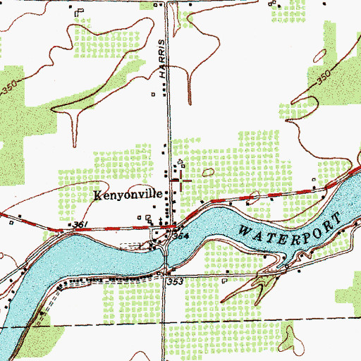 Topographic Map of School Number 11 (historical), NY