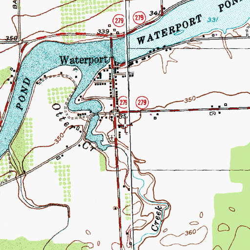 Topographic Map of School Number 15 (historical), NY