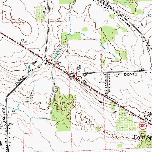Topographic Map of Cold Springs Church, NY