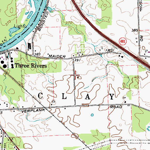 Topographic Map of School Number 11 (historical), NY