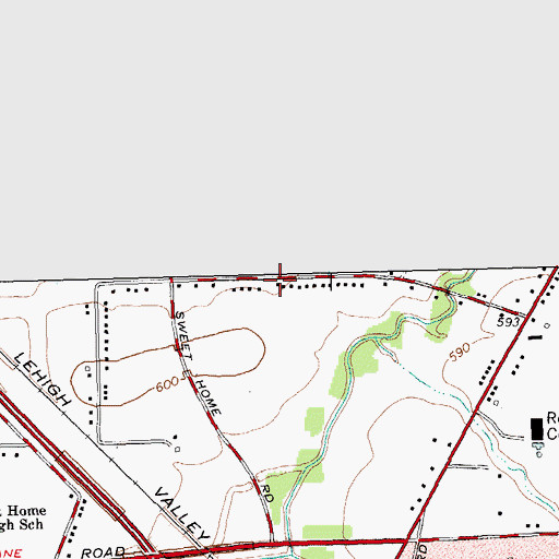 Topographic Map of School Number 7 (historical), NY