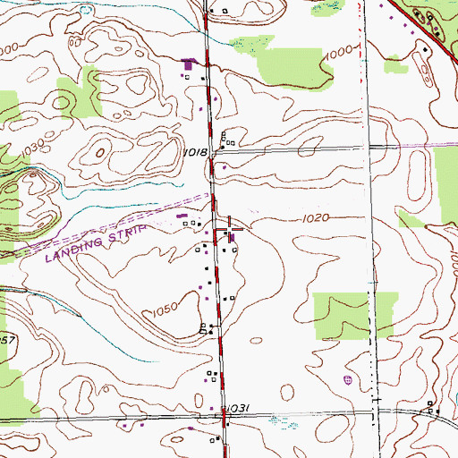 Topographic Map of School Number 5 (historical), NY