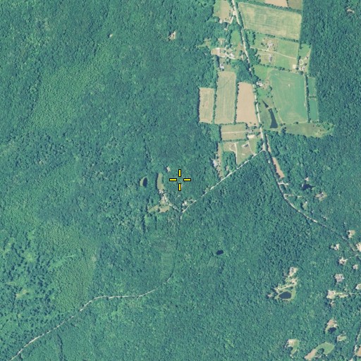 Aerial/Satellite Image of Pendleton Hill, CT