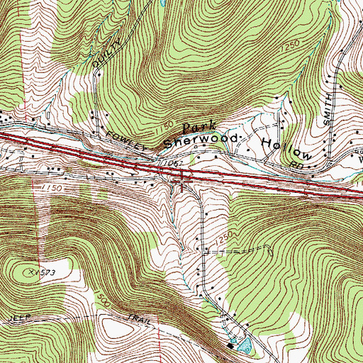 Topographic Map of School Number 9 (historical), NY