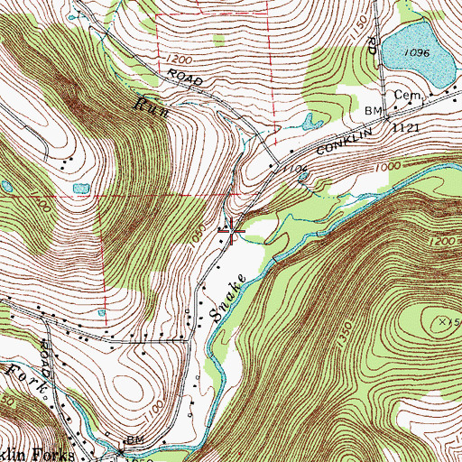 Topographic Map of School Number 5 (historical), NY