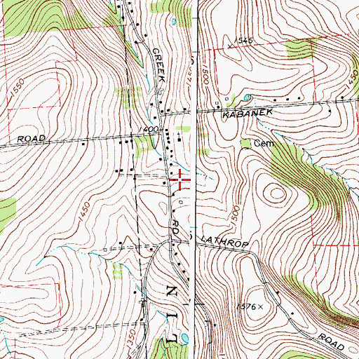 Topographic Map of School Number 7 (historical), NY