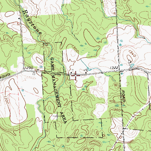 Topographic Map of School Number 13 (historical), NY