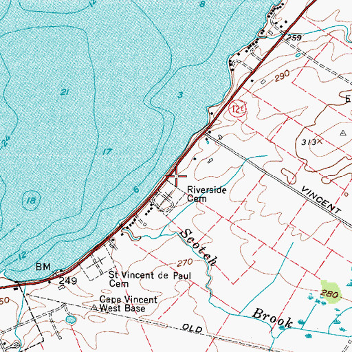 Topographic Map of School Number 13 (historical), NY
