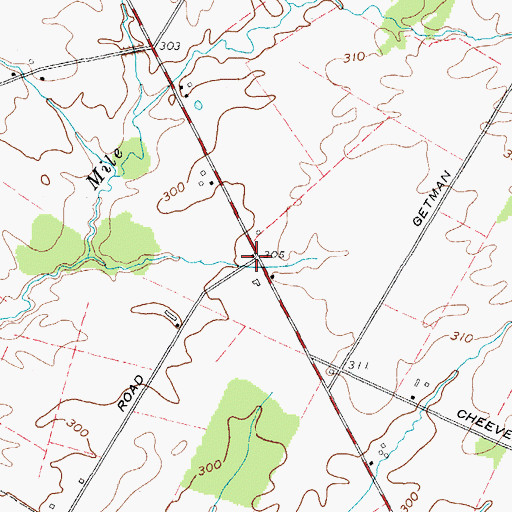 Topographic Map of School Number 8 (historical), NY