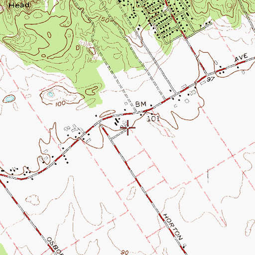 Topographic Map of New York State Research Farm, NY
