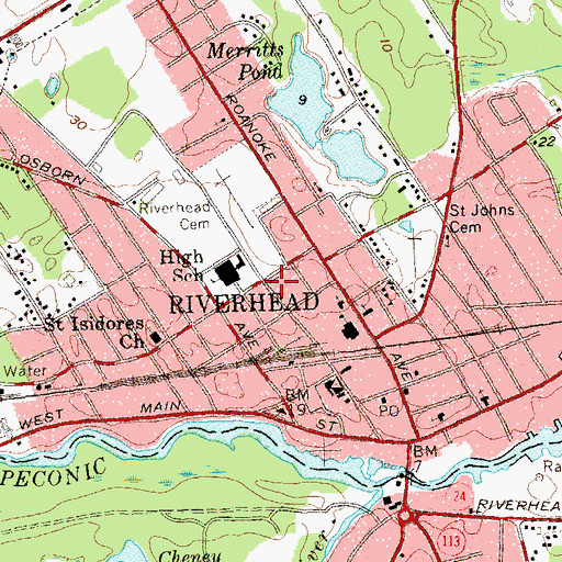 Topographic Map of The Church of Jesus Christ of Latter Day Saints, NY