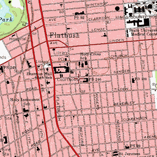 Topographic Map of New Life Center of Truth, NY