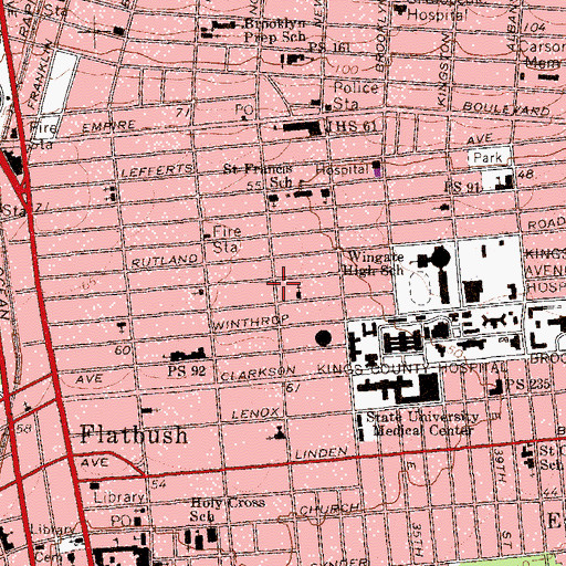 Topographic Map of Revival Center, NY