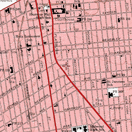 Topographic Map of Soul Restoration Assembly, NY
