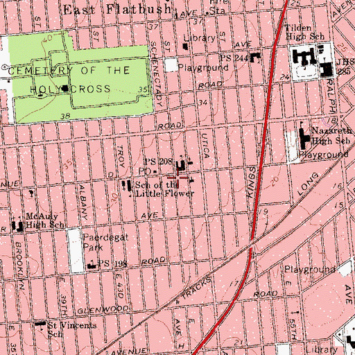 Topographic Map of Zion Sacred Heart Sabbath Church, NY