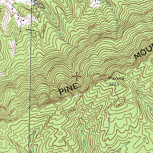 Topographic Map of Goble Branch School (historical), KY