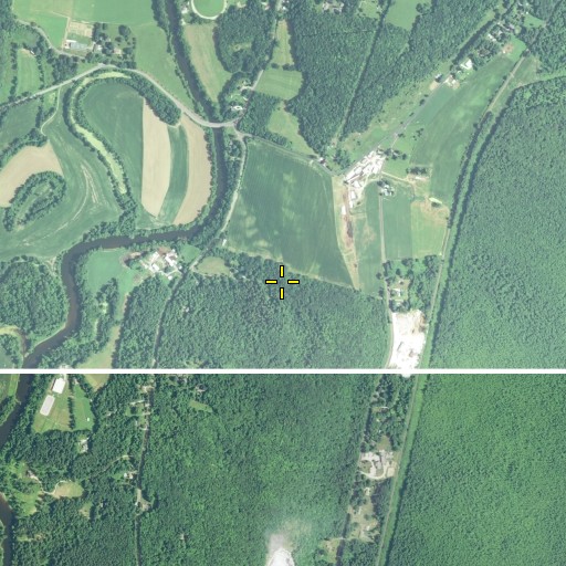 Aerial/Satellite Image of Pine Grove, CT
