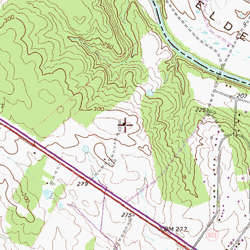 Topographic Map of Janelia Farm, VA